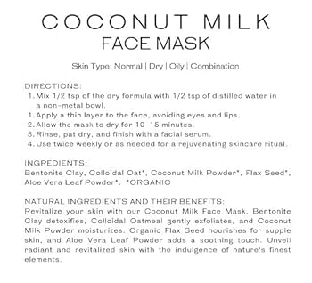 Coconut Revitalizing Clay Mask Benefits